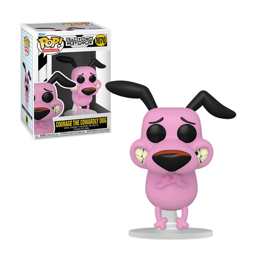 Figurine Cartoon Network - Courage Le Chien Froussard Pop 10cm