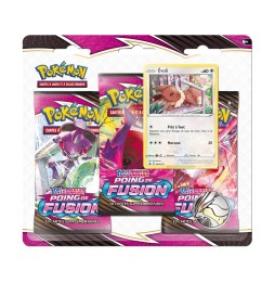 Pokemon - Pack 3 Boosters Epée et Bouclier Poing de Fusion