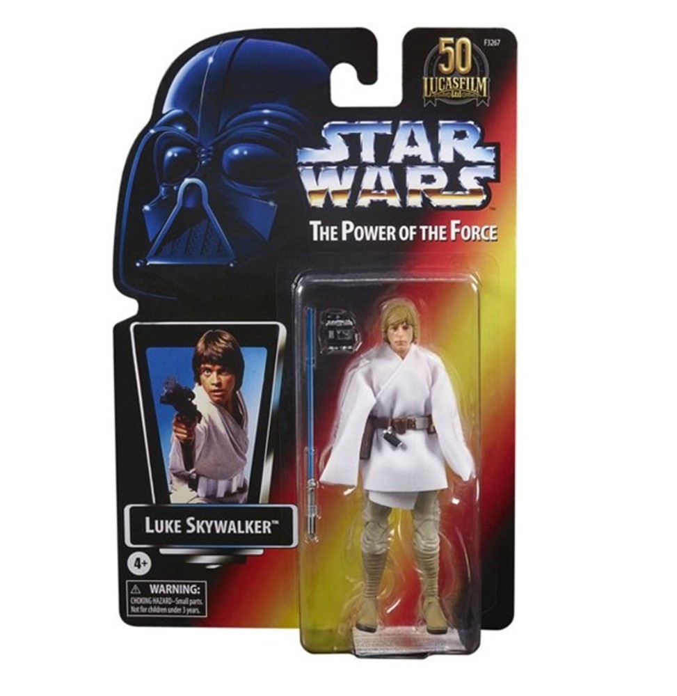 Figurine Star Wars - Luke Skywalker Power Of The Force Exclu Hasbro Pulse 15cm