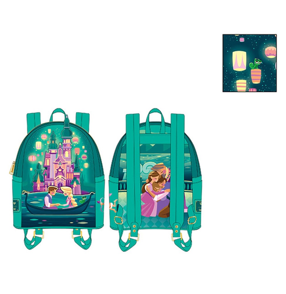 Mini Sac A Dos Disney - Raiponce Castle