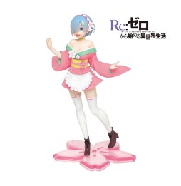 Figurine Re Zero Starting Life In Another World - Sakura Rem 23cm