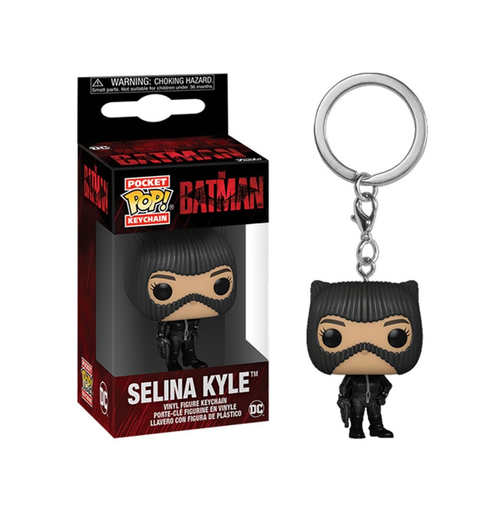 Porte Clé DC Batman 2022 - Selina Kyle Pocket Pop 4cm