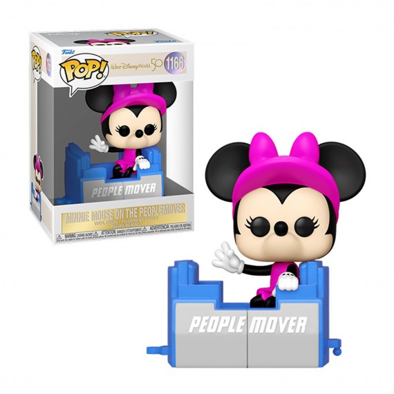 Figurine Disney - Walt Disney World 50Th People Mover Minnie Pop 10cm