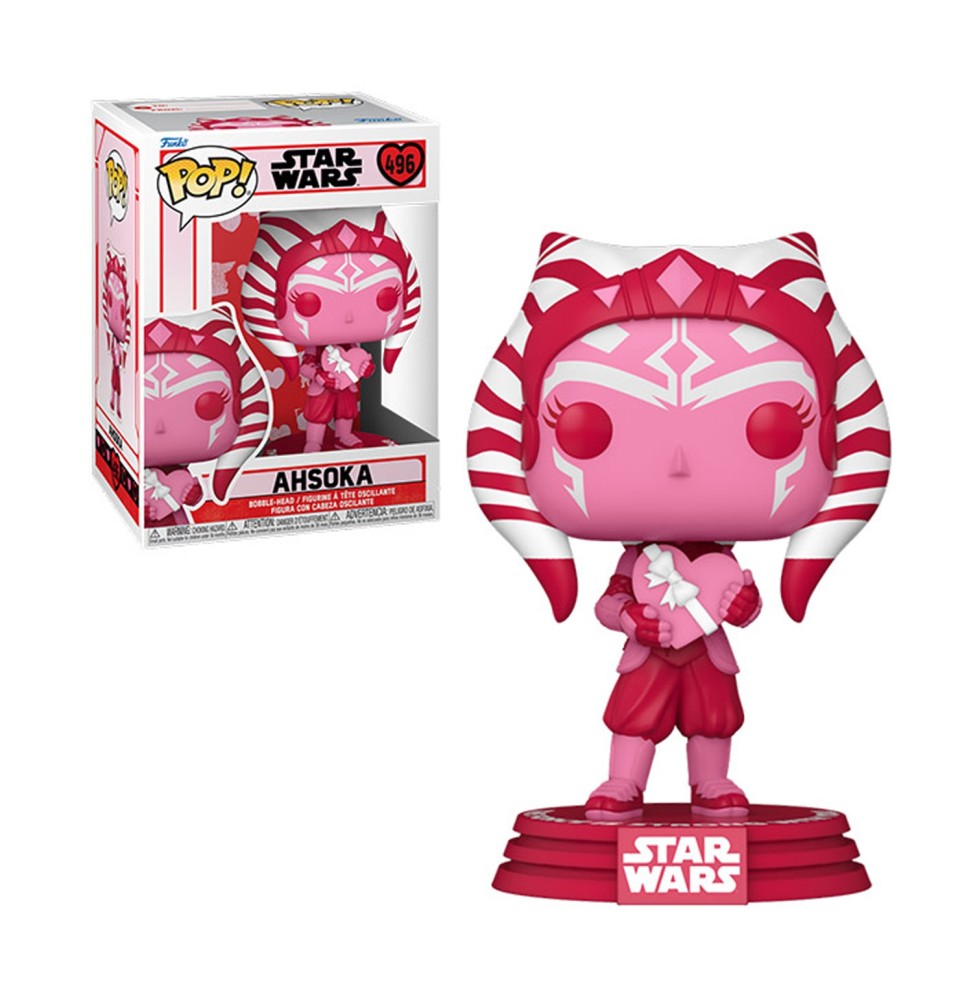 Figurine Star Wars Valentines S2 - Ahsoka Pop 10cm