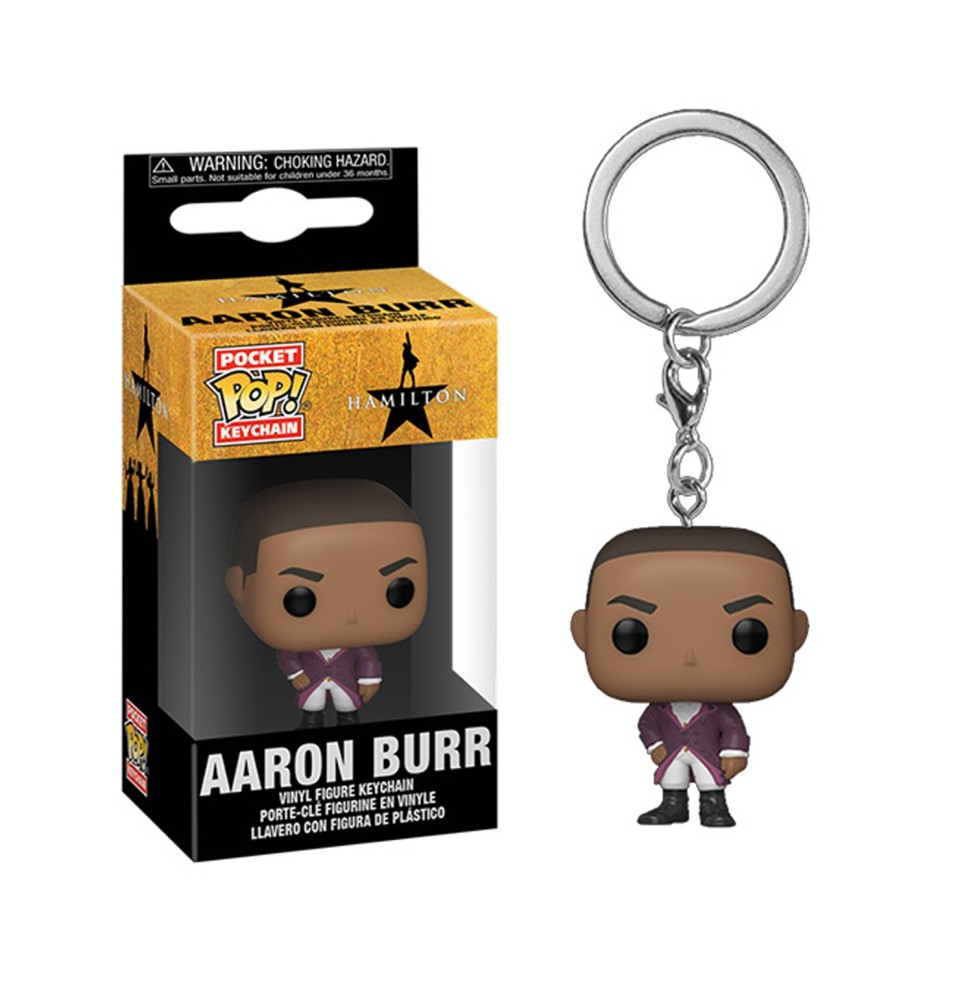 Porte Clé Hamilton - Aaron Burr Pocket Pop 4cm