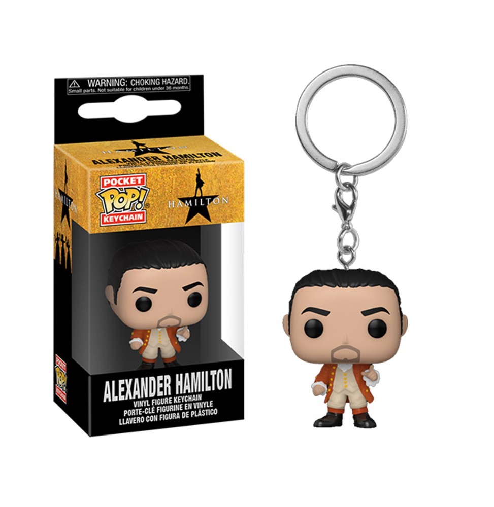 Porte Clé Hamilton - Hamilton Alexander Pocket Pop 4cm