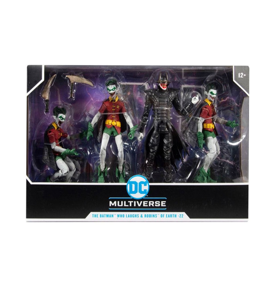 Figurine DC Multiverse Batman - Who Laughs With Robins Of Earth 18cm