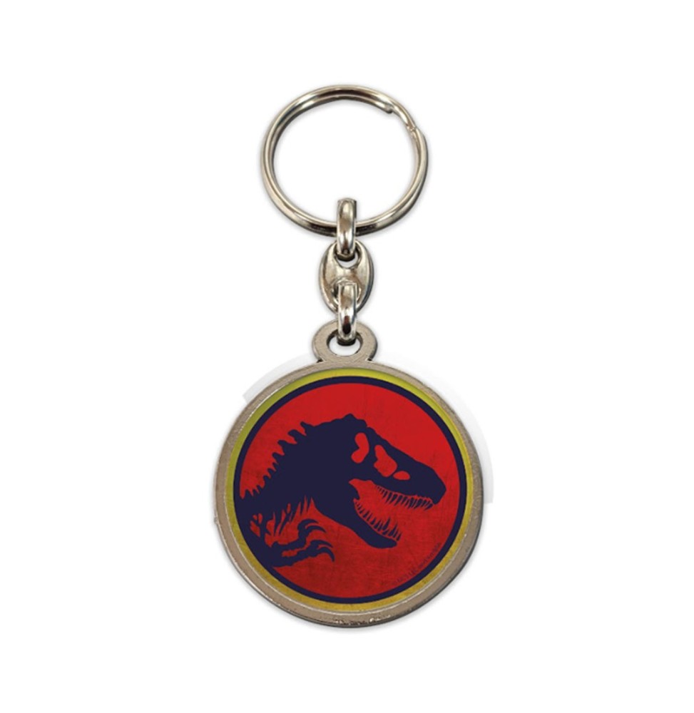 Porte Cle Jurassic World - Jurassic Park Logo Métal