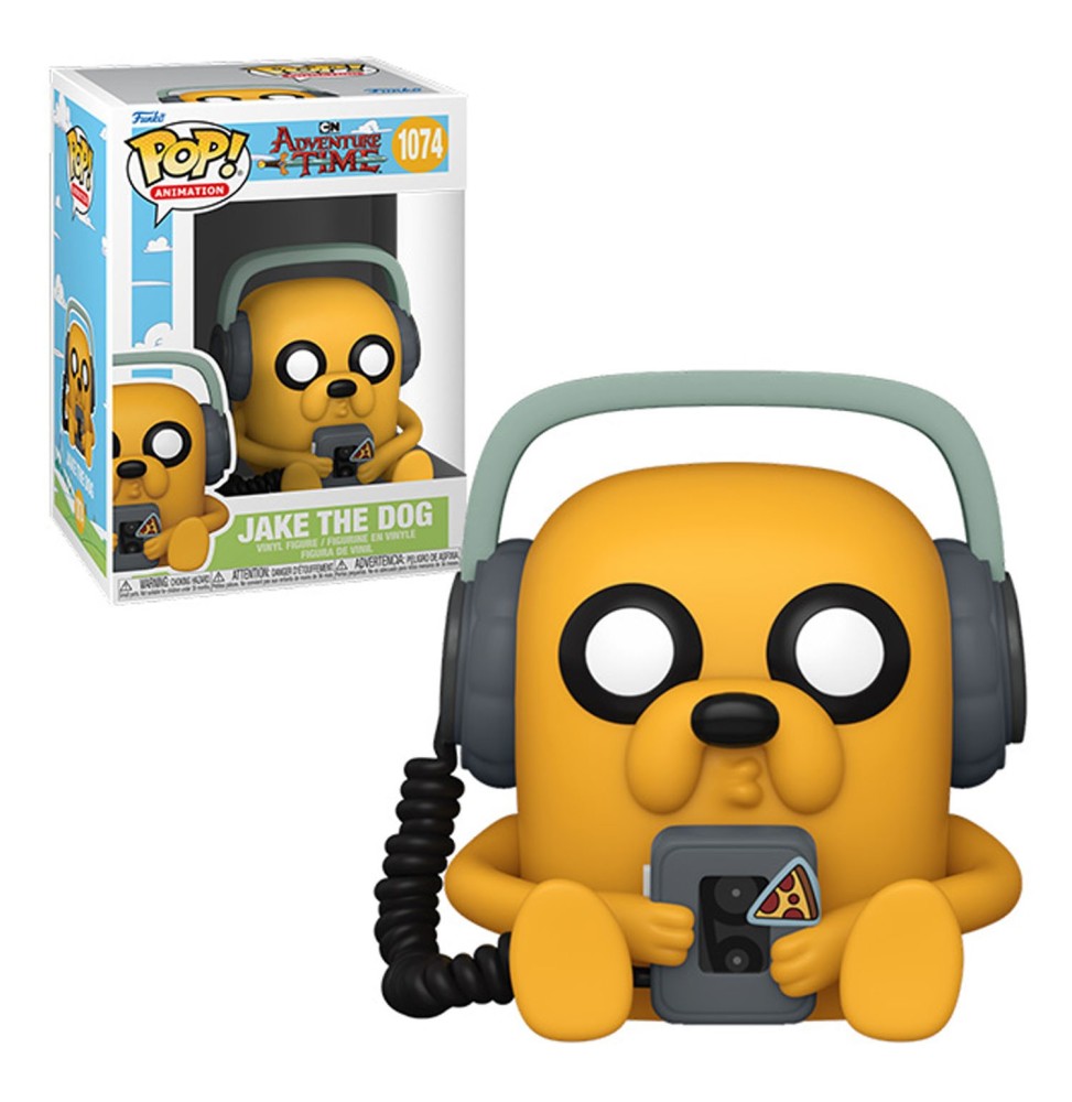 Figurine Adventure Time - Jake W/Player Pop 10cm