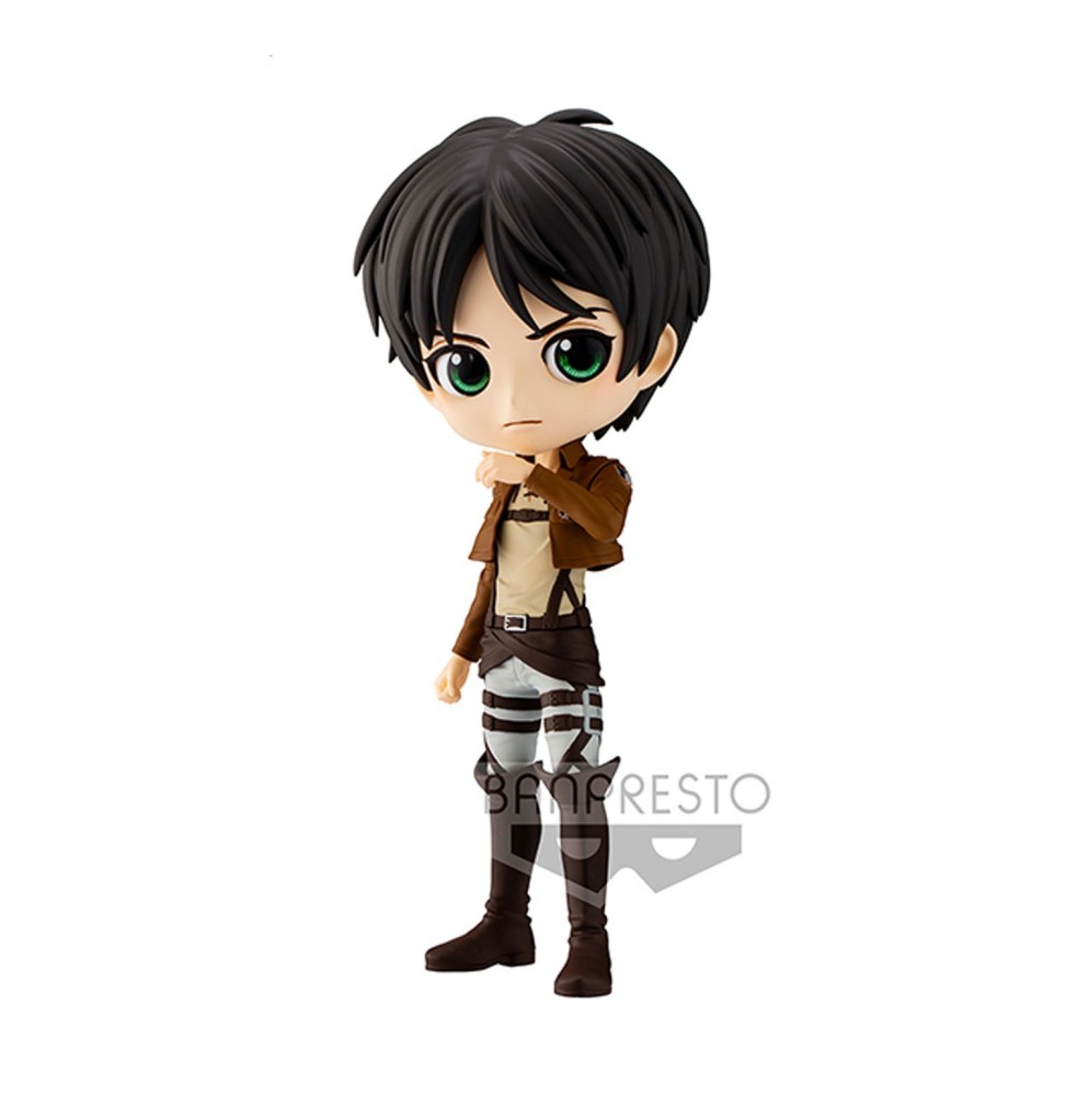 Figurine Attaque Des Titans - Eren Yeager Q Posket 14cm