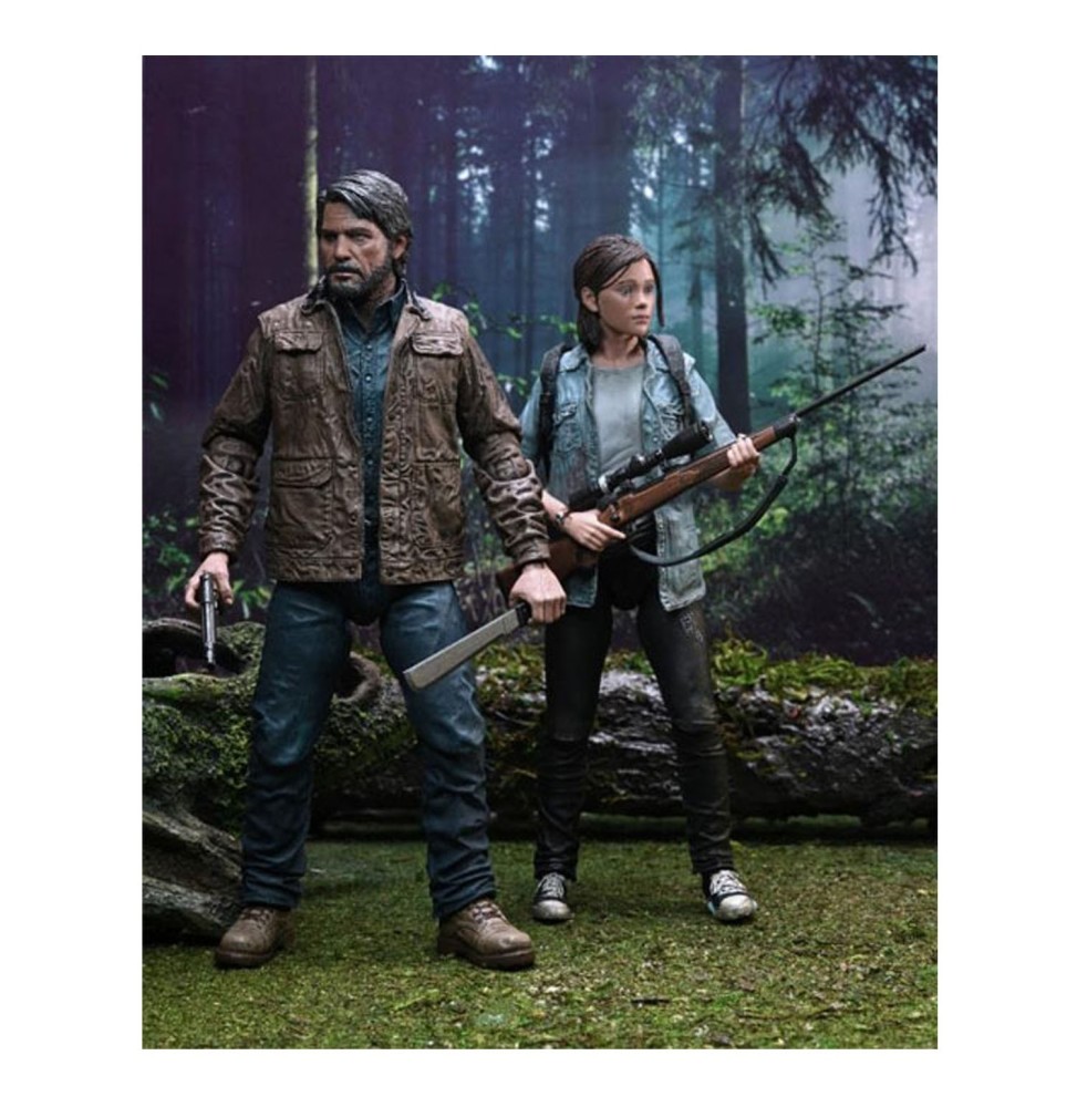 Figurine The Last Of Us - Set 2 Joel & Ellie 18cm