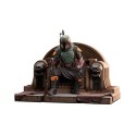 Statue Star Wars Mandalorian - Boba Fett On Throne 24x31cm