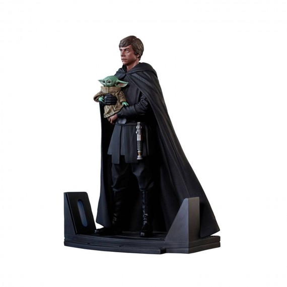 Statue Star Wars Mandalorian - Luke Skywalker & Grogu 25cm