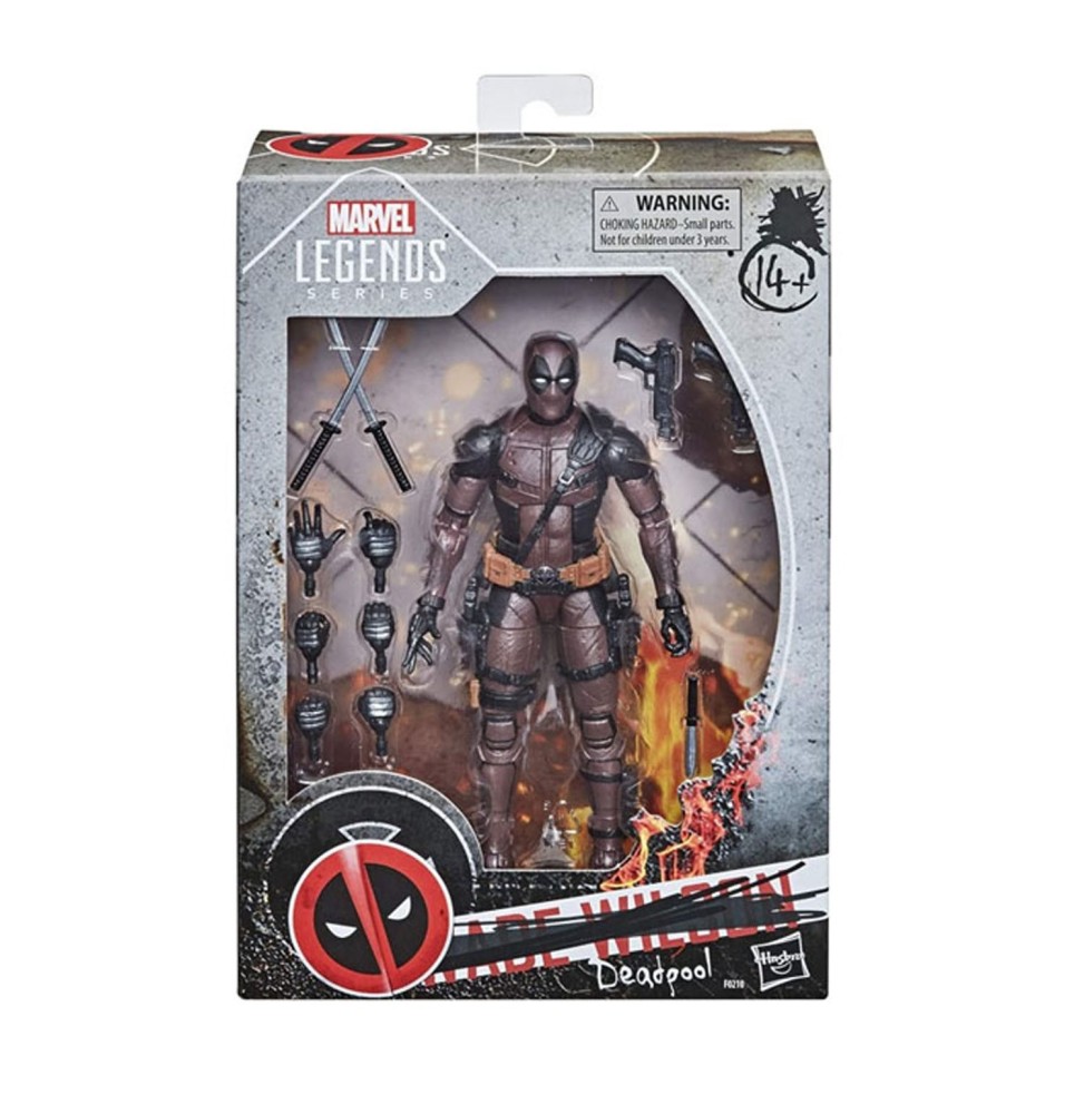 Figurine Marvel Legends - Burnt Deadpool 15cm