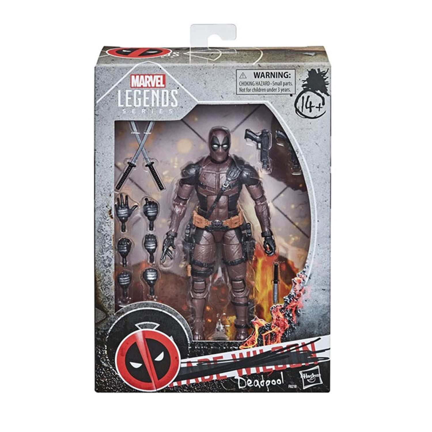 Figurine Marvel Legends - Burnt Deadpool 15cm - Hasbro