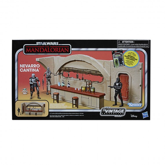 Playset Star Wars Mandalorian - Nevaroo Cantina & Imperial Death Trooper Vintage 15cm