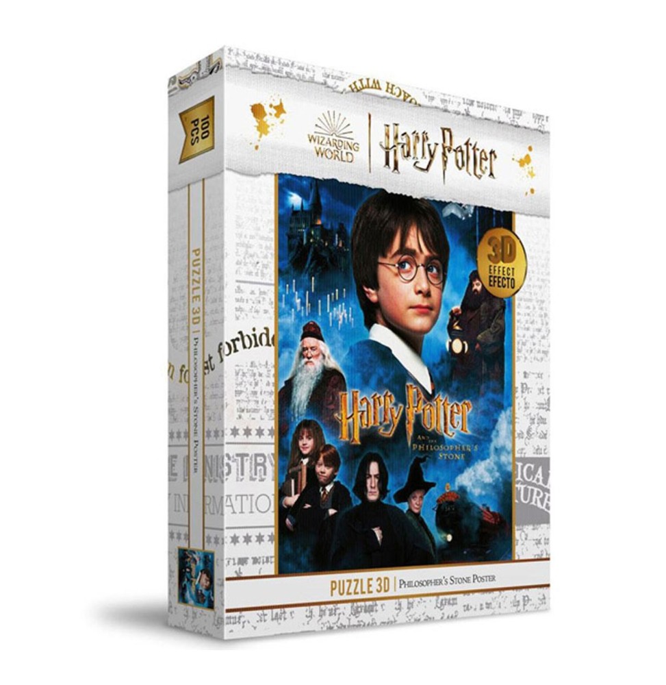 Puzzle Harry Potter - Philosopher's Stone Effet 3D 100Pcs