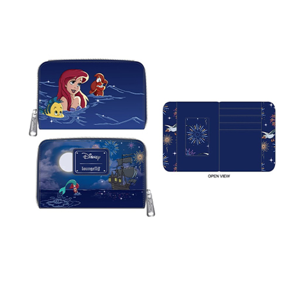 Portefeuille Disney - The Little Mermaid Ariel Fireworks