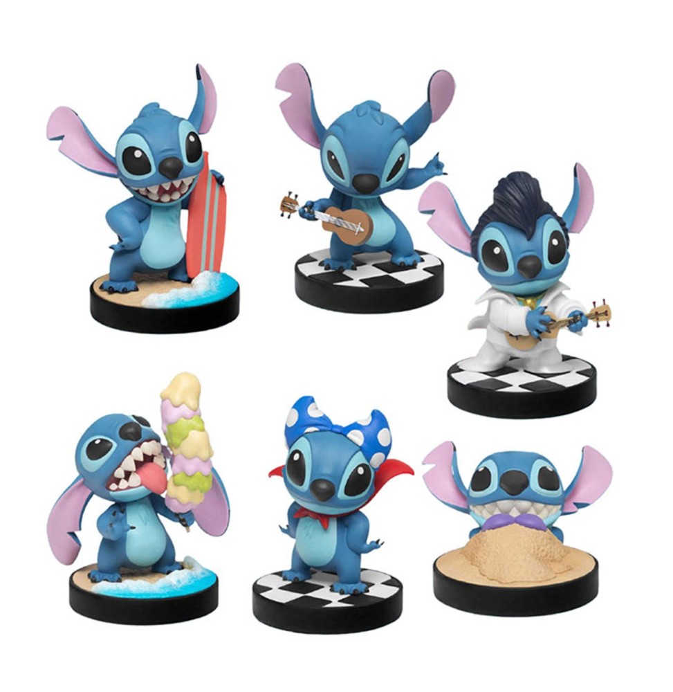 Figurine Disney - Lot 6 Stitch Mini Egg Attack 8cm