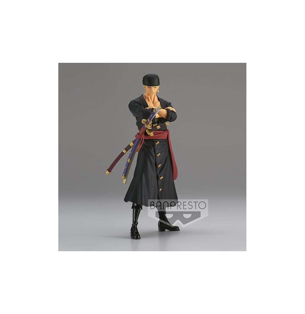 Figurine One Piece - Roronoa Zoro DXF Grandline Series Wanokuni Vol 5 17cm