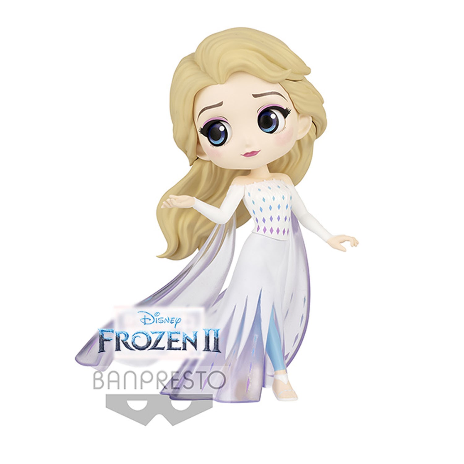 Figurine Disney - Elsa Frozen 2 Q Posket 14cm - Banpresto