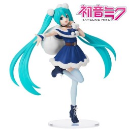 Figurine Vocaloid - Hatsune Miku Spm Miku Christmas 2020 Blue Ver 22cm