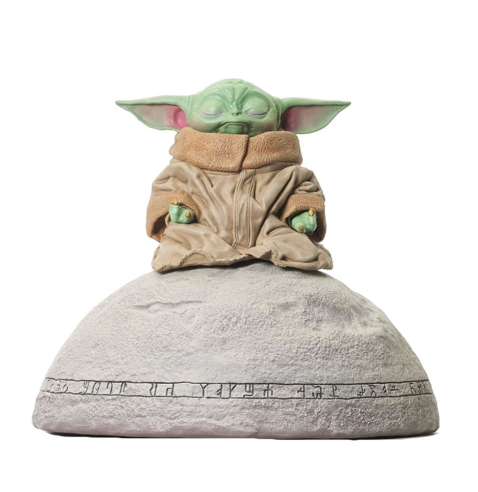 Statue Star Wars Mandalorian - Grogu On Seeing Stone Milestones 20cm