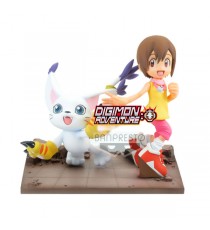 Figurine Digimon - Hikari &Tailmon 12cm