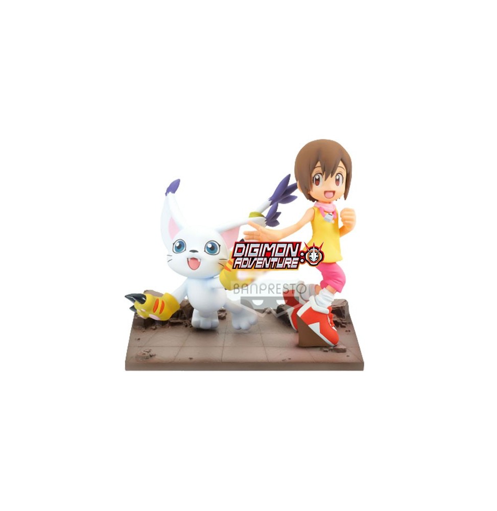 Figurine Digimon - Hikari &Tailmon 12cm