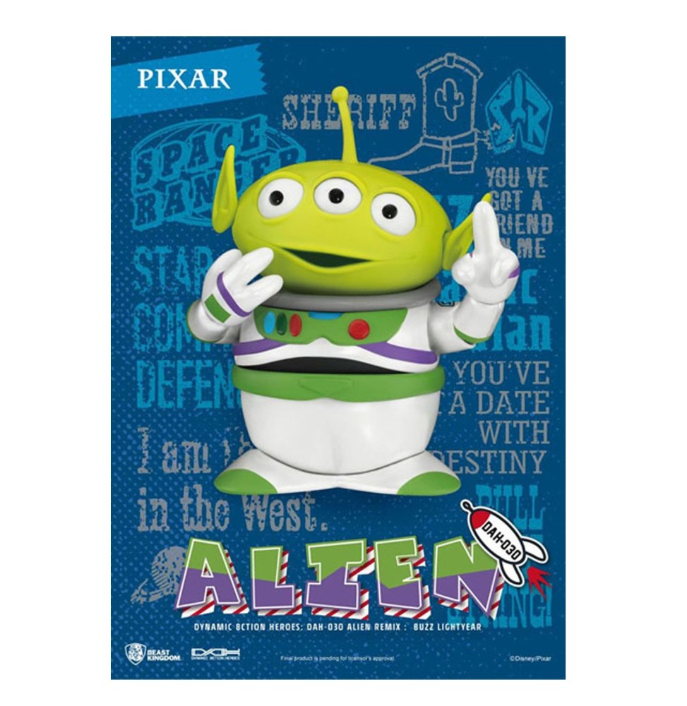 Figurine Disney Toy Story - Alien Remix Buzz Lightyear Dynamic Action Heroes 16cm