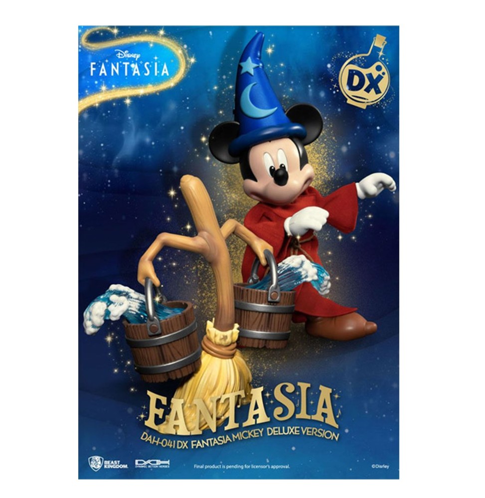 Figurine Disney - Mickey Fantasia Deluxe Version Dynamic Action Heroes 21cm