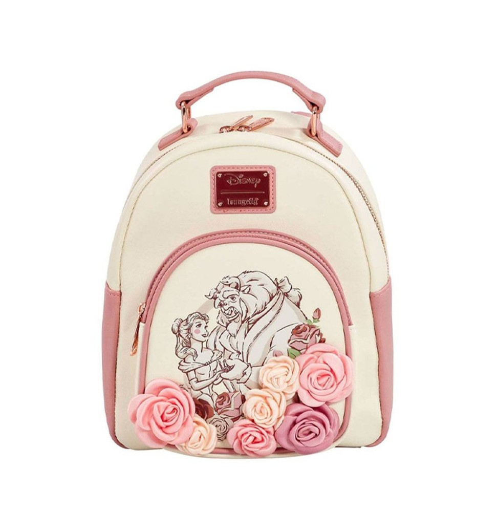 Mini Sac A Dos Disney - La Belle Et La Bete Flower Exclu