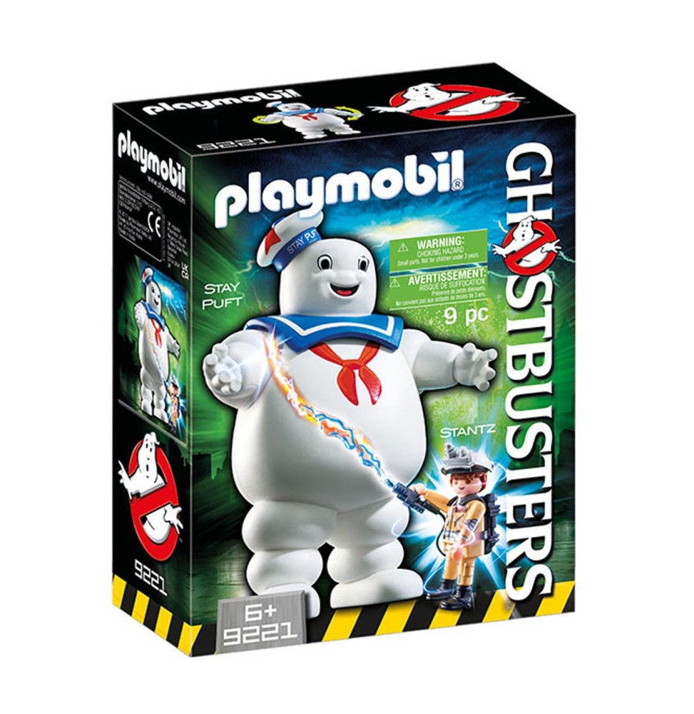 Figurine Playmobil Ghostbusters - Stay Puft Et Stantz