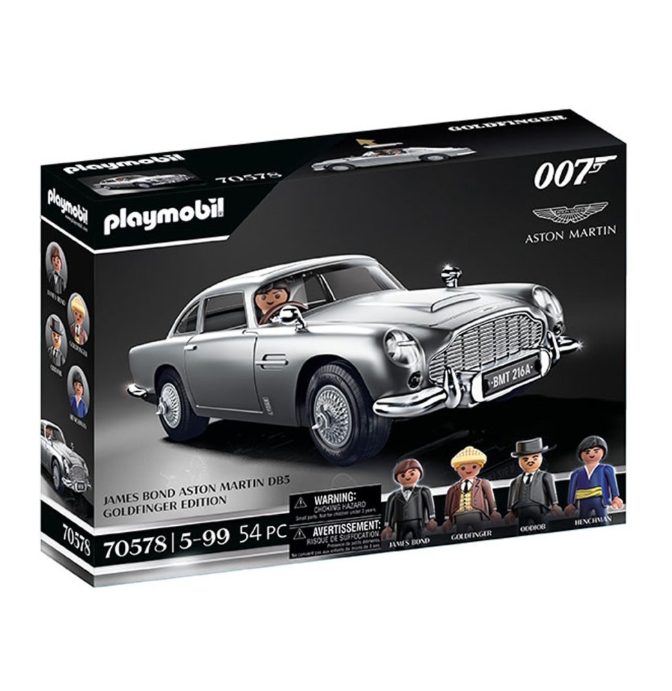 Figurine Playmobil James Bond Goldfinger - Aston Martin Db5