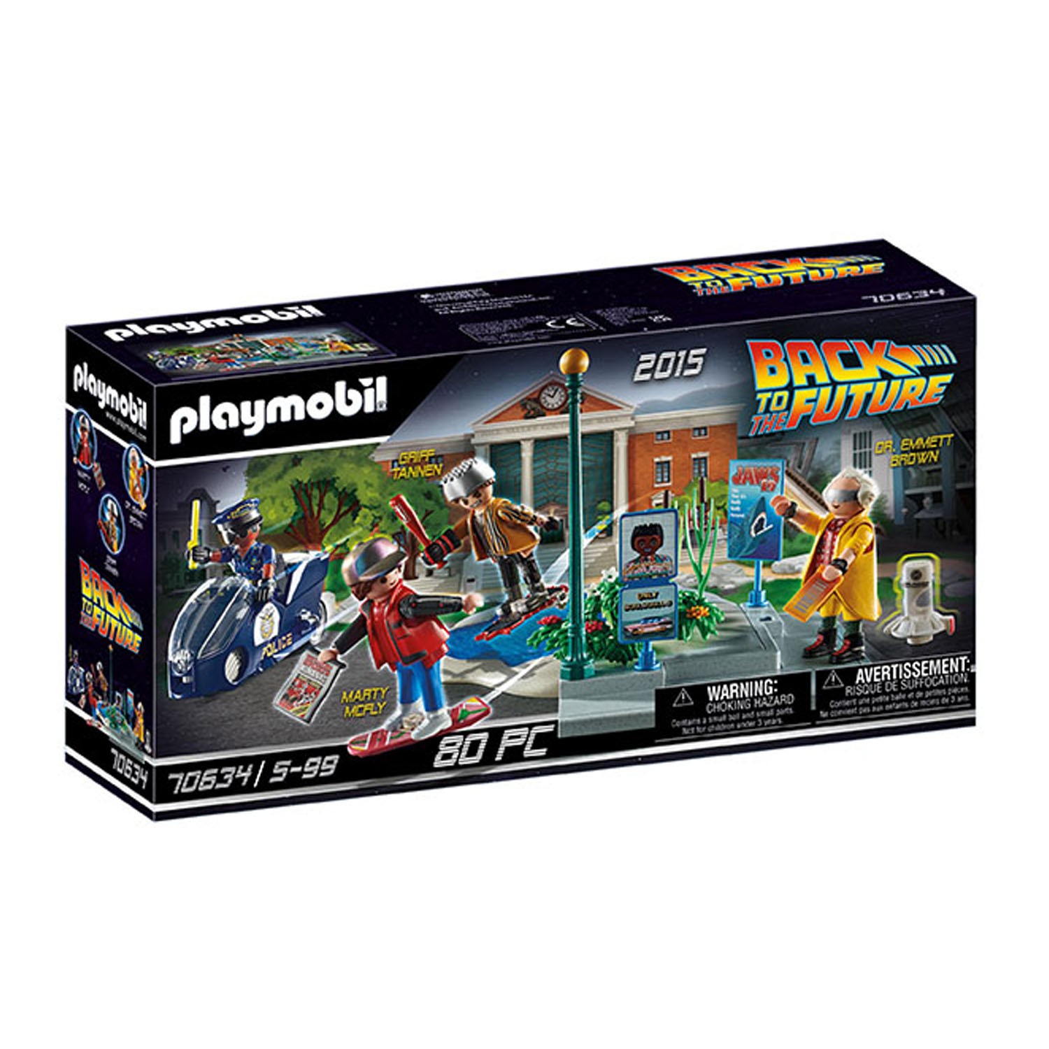 Figurine Playmobil Retour Vers Le Futur - Course D'Hoverboard - Pla