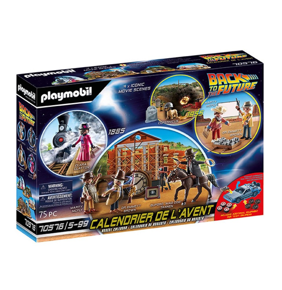 Calendrier De L'Avent Playmobil Retour Vers Le Futur - Part III