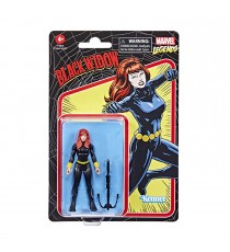 Figurine Marvel Legends - Retro Black Widow 10cm
