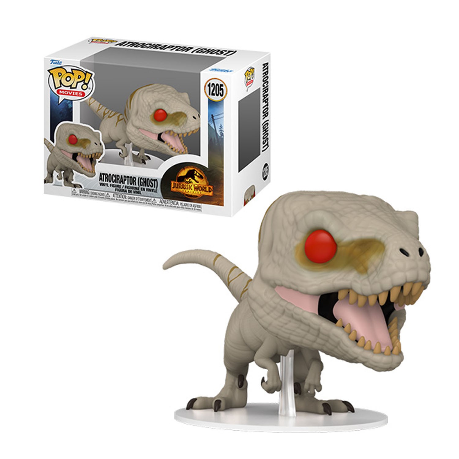 Figurine Jurassic World 3 - Atrociraptor Ghost Pop 10cm - Funko