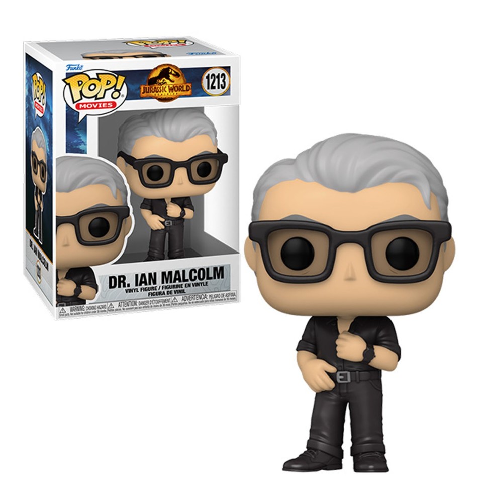 Figurine Jurassic World 3 - Dr Ian Malcolm Pop 10cm