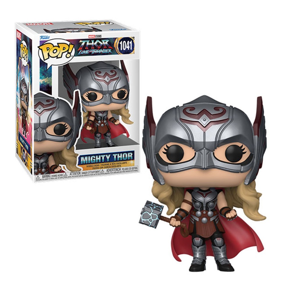 Figurine Marvel Thor Love & Thunder - Mighty Thor Pop 10cm