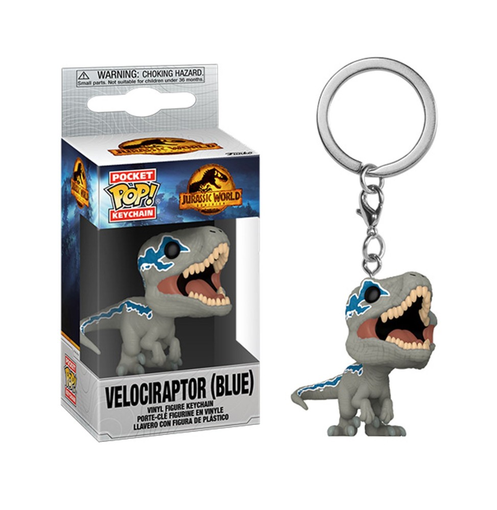 Porte Clé Jurassic World 3 - Blue Pocket Pop 4cm