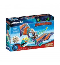 Figurine Playmobil Dreamworks Dragon - Racing Astrid Et Tempete 30cm