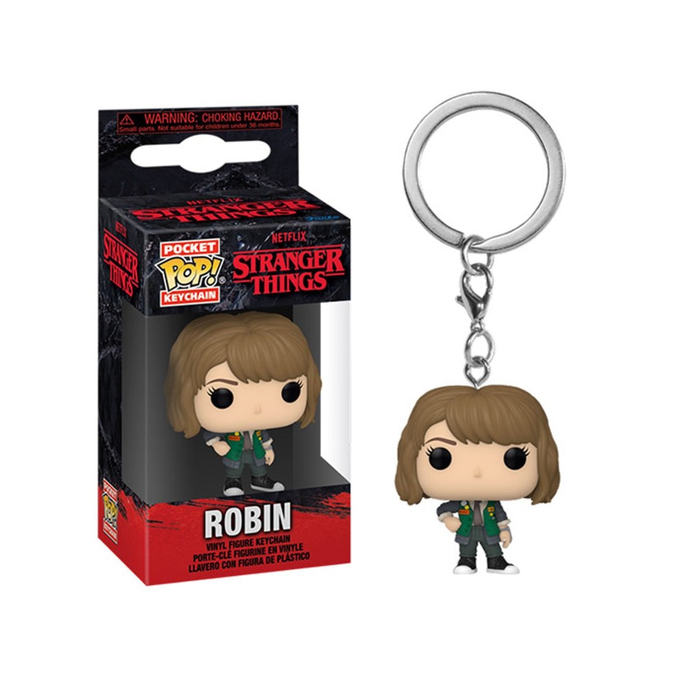 Porte Clé Stranger Things - Robin Season 4 Pocket Pop 4cm