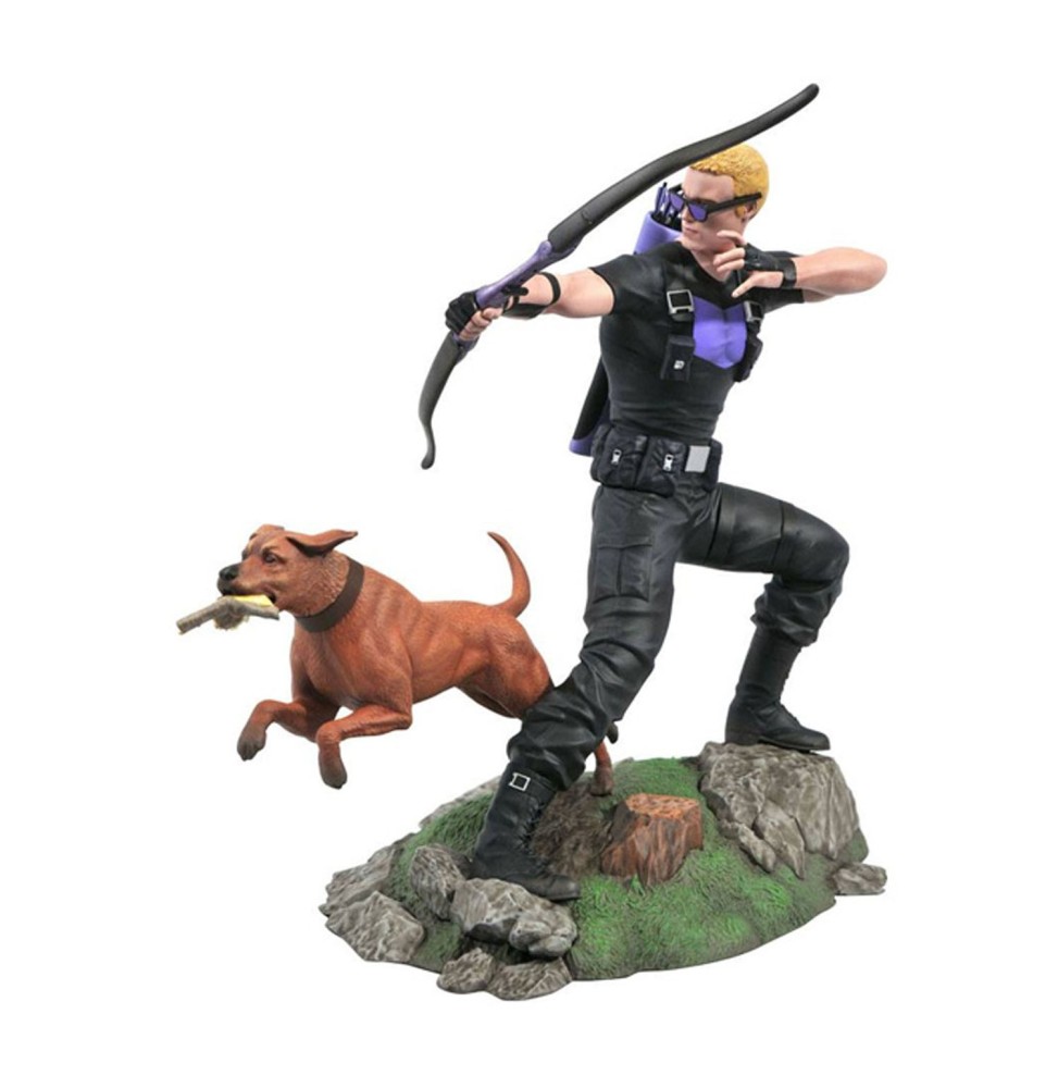 Figurine Marvel Gallery - Hawkeye & Pizza Dog 23cm