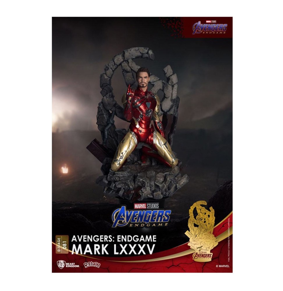 Diorama Marvel - Avengers Endgame Iron Man Mark LXXXV D-Stage 16cm