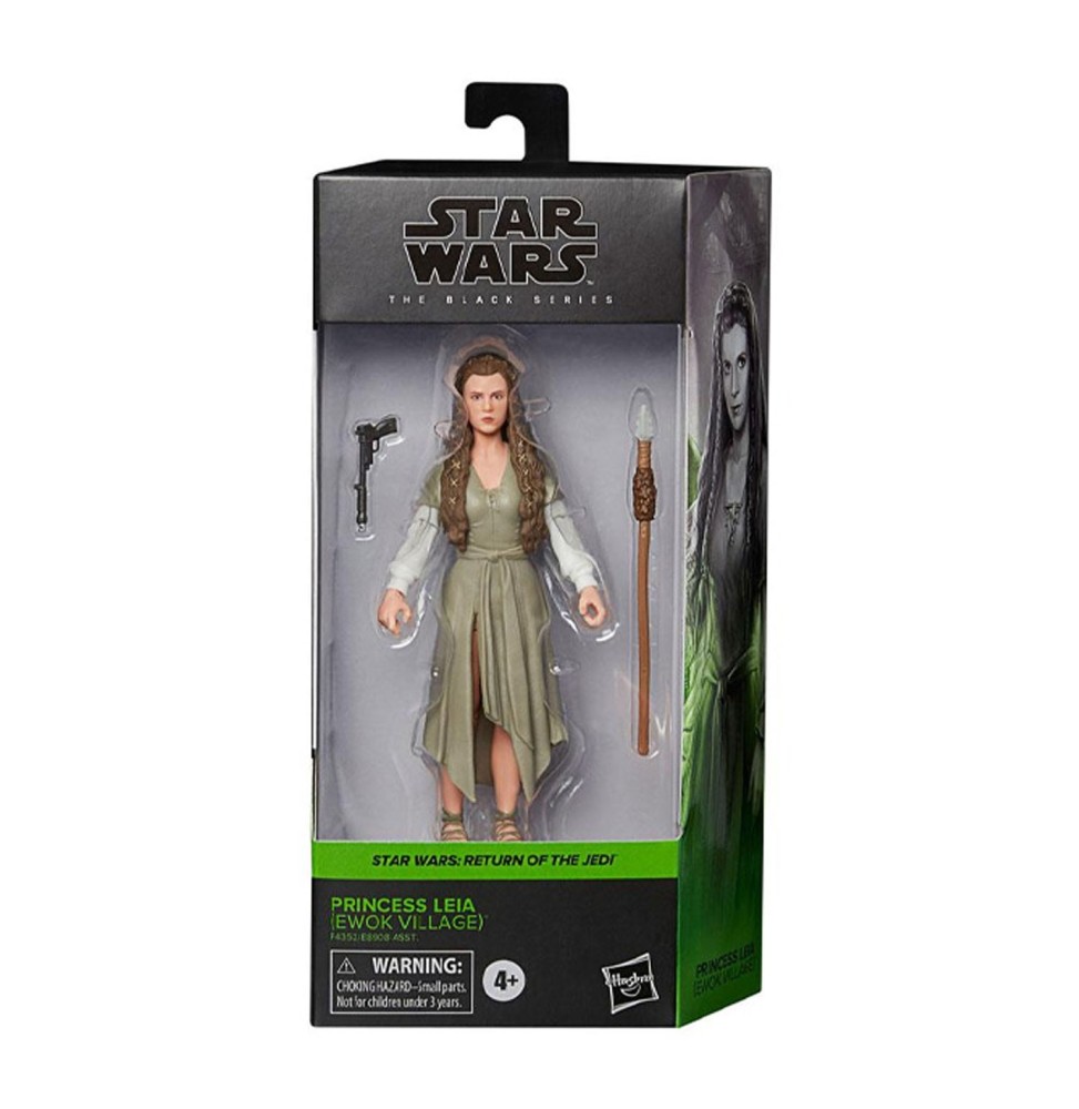 Figurine Star Wars - Princess Leia Ewok Village Black Series 15cm