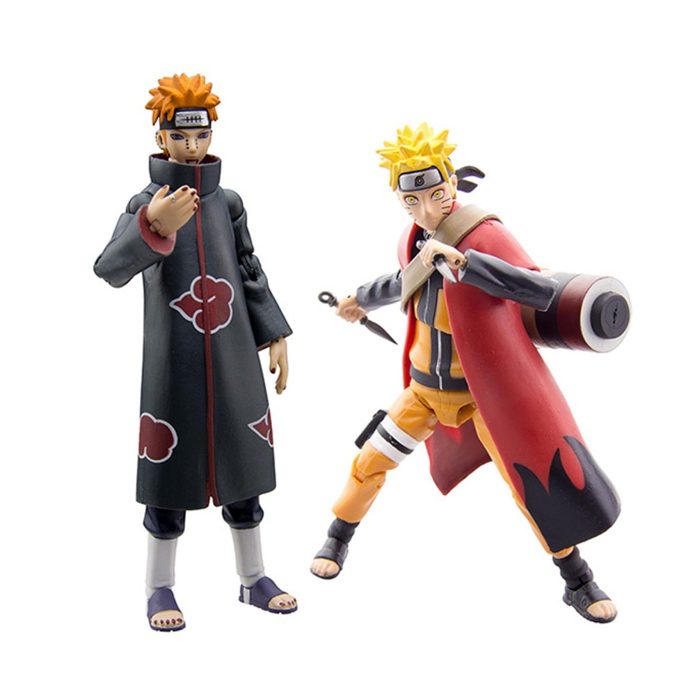 Figurine Naruto - 2 Pack Sage Mode Naruto Vs Pain 10cm