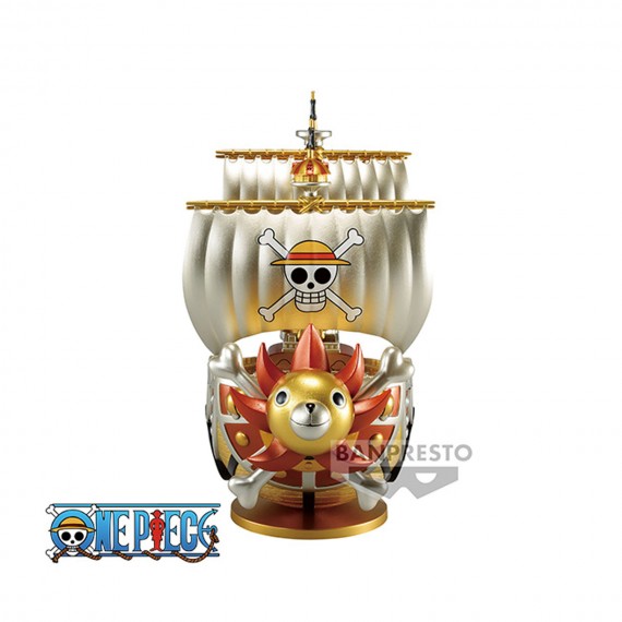Figurine One Piece Mega Wcf Special Gold Color 19cm