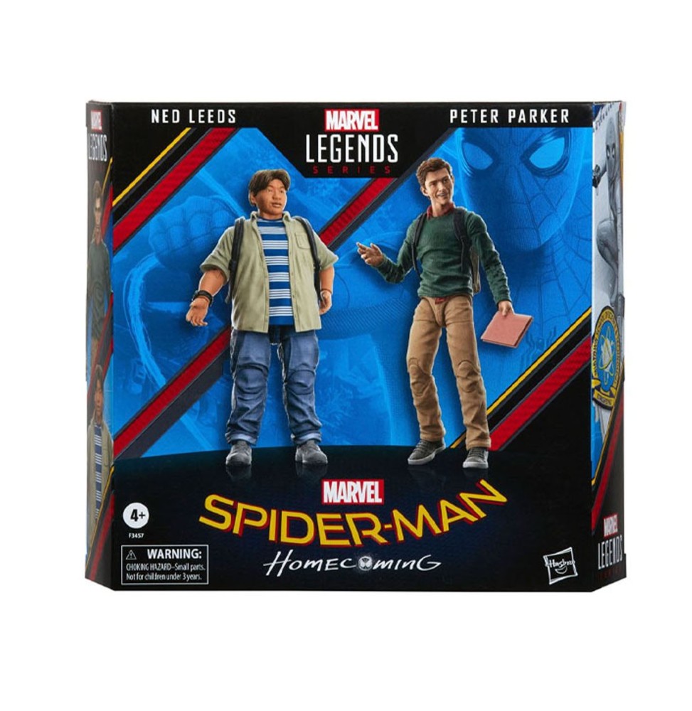 Figurine Marvel Legends Spider-Man Homecoming - 2 Pack Ned Leeds & Peter Parker 15cm