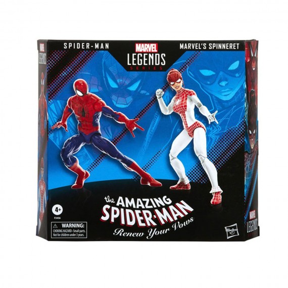 Figurine Marvel Legends Spider-Man - 2 Pack Spider-Man & Spinneret 15cm